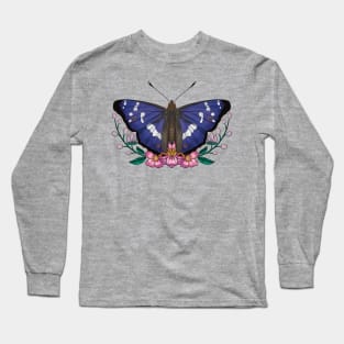 Purple Emperor Butterfly Long Sleeve T-Shirt